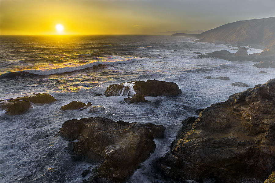 Bodega Head at Sunset Photograph by Don Hoekwater Photography