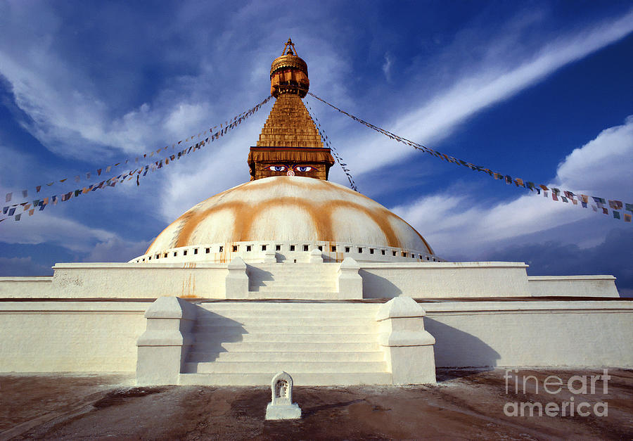 Bodhanath Stupa Photograph by Craig Lovell