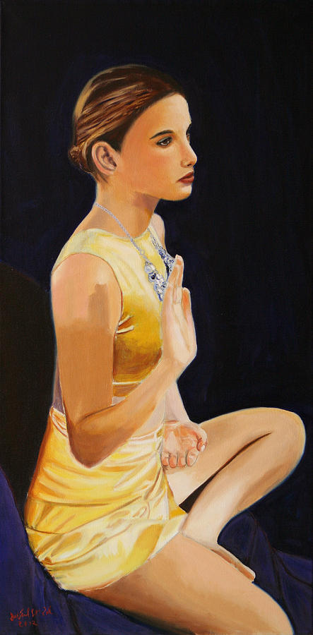 Portrait Painting - Bodhisattva by Jean-Paul Setlak