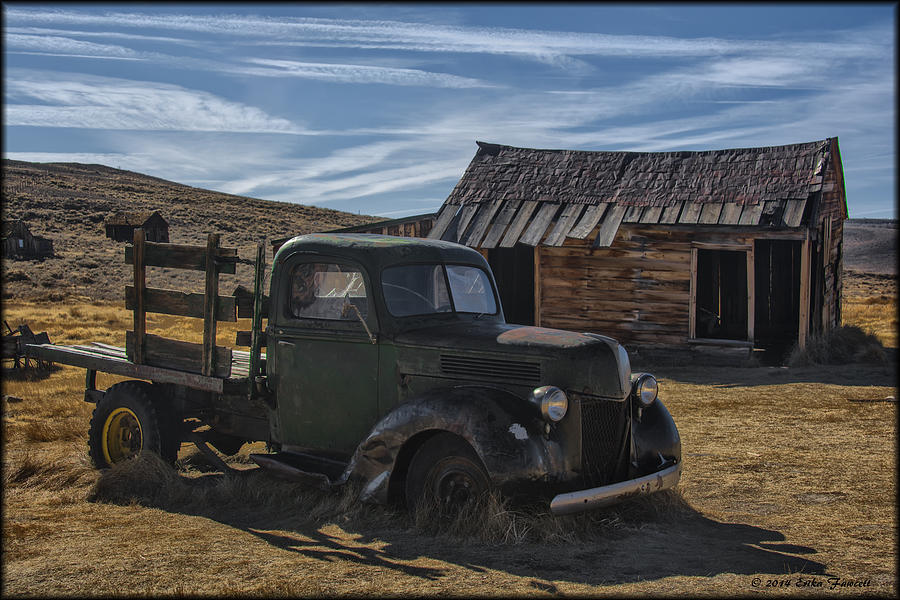Bodie Abandoned Truck Photograph by Erika Fawcett