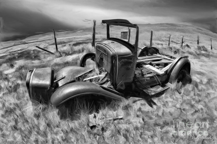 Bodie Classic Black And White Photograph by Blake Richards