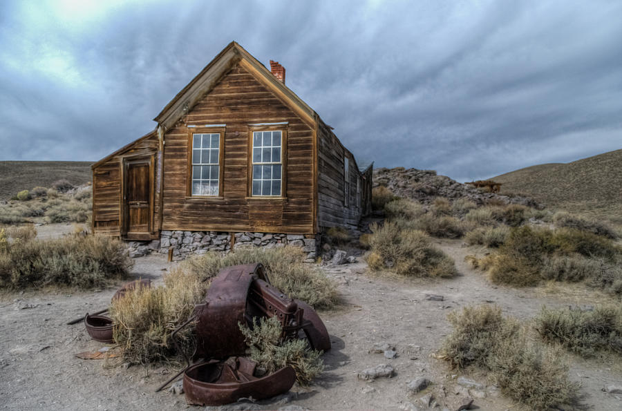 Vintage Photograph - Bodie Fixer by Mike Ronnebeck
