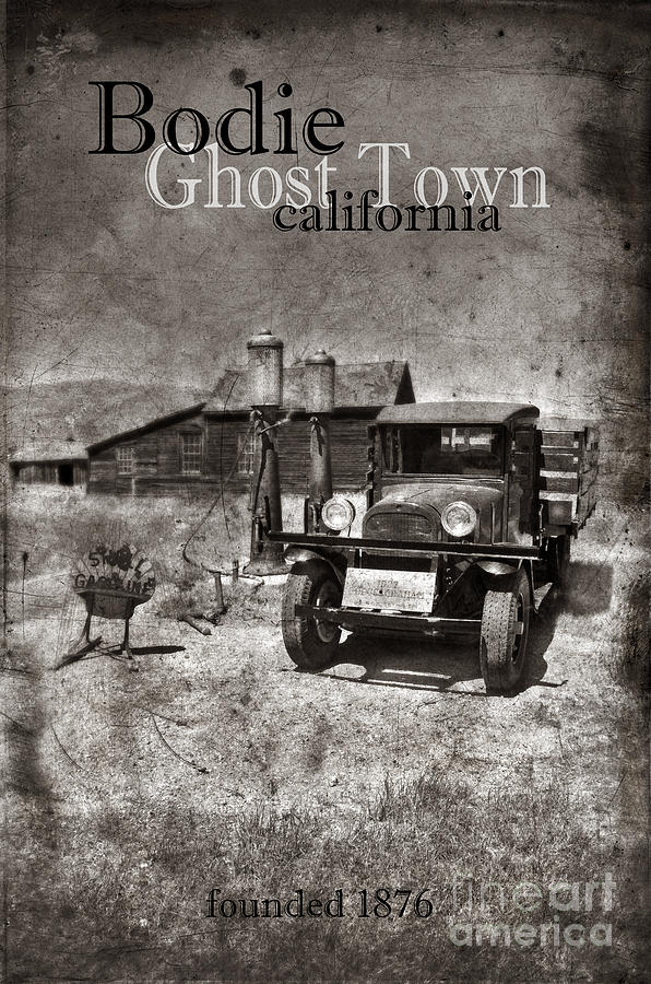 Bodie Ghost Town Black and White Photograph by Jill Battaglia