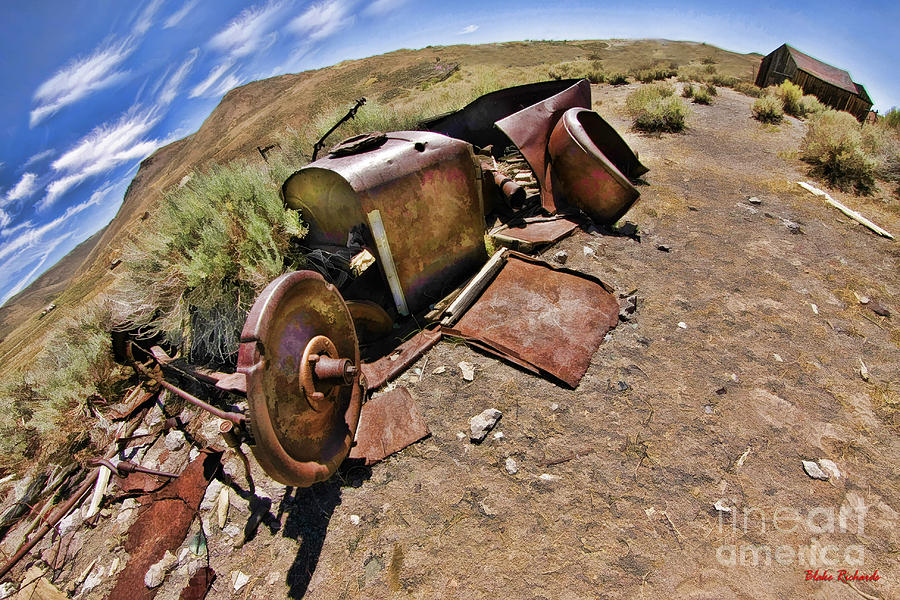 Bodie Ghost Town Old Ford Photograph by Blake Richards