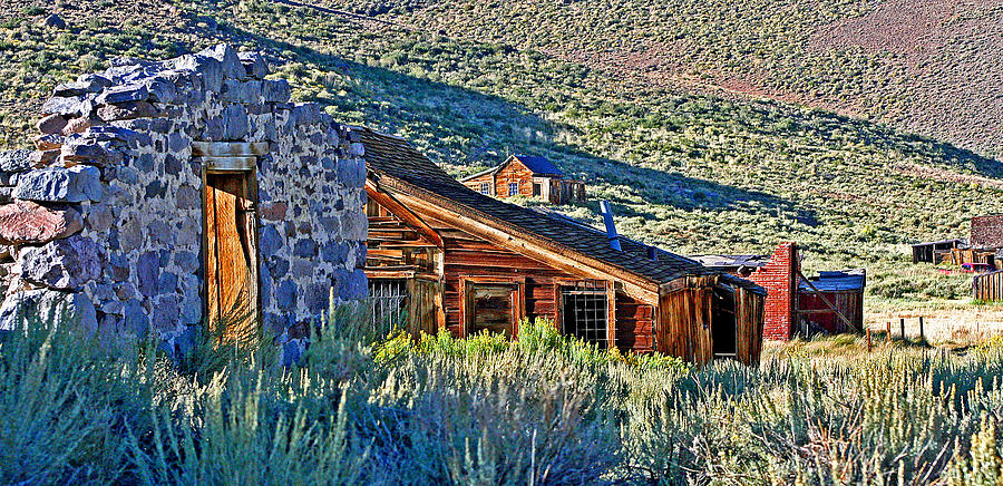 Bodie Hillside Ruins Photograph by Joseph Coulombe