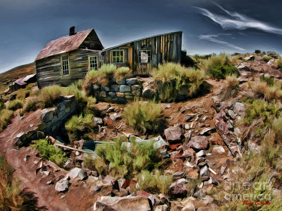 Bodie House With Add On Photograph by Blake Richards