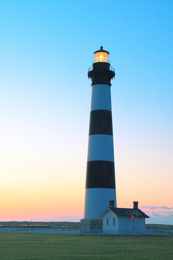 Bodie Island Lighthouse at Dawn Photograph by Roupen Baker