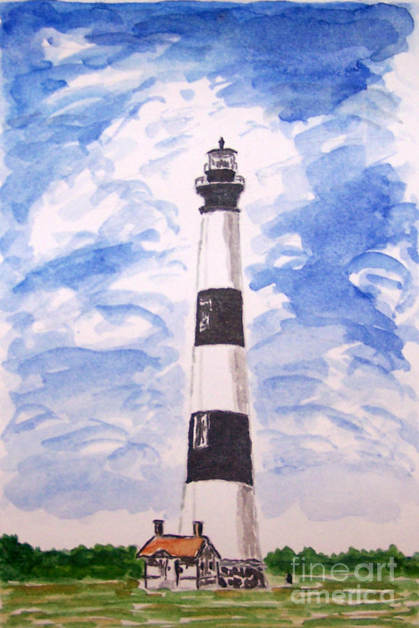 Architecture Mixed Media - Bodie Island Lighthouse by Kevin Croitz