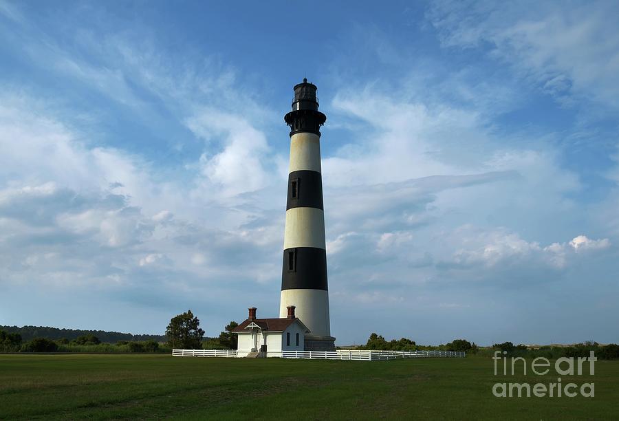 Lighthouse Photograph - Bodie Island Lighthouse by Mel Steinhauer
