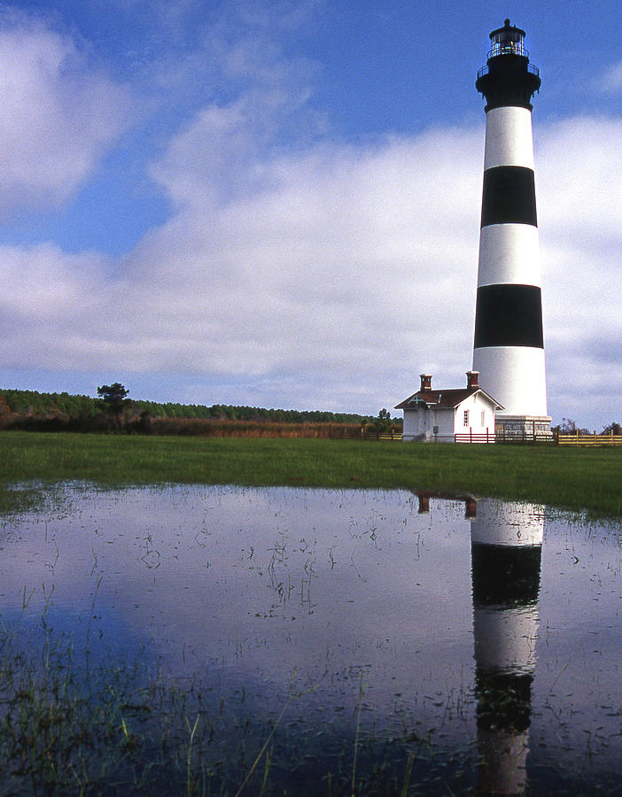 Lighthouse Photograph - Bodie Island Lighthouse Nc by Skip Willits