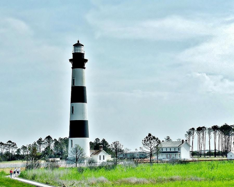 Nature Photograph - Bodie Island Lighthouse - Outer Banks North Carolina by Kim Bemis