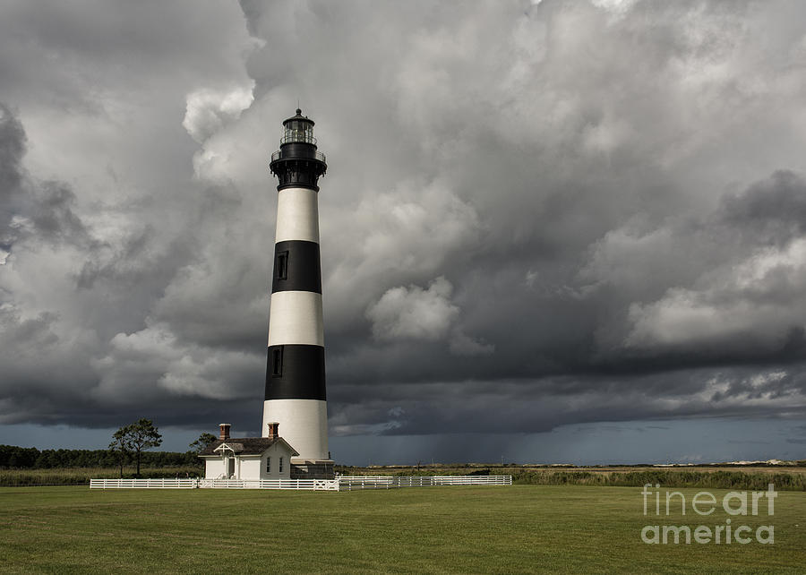 Bodie Island Lighthouse Stands Tall Photograph by Terry Rowe
