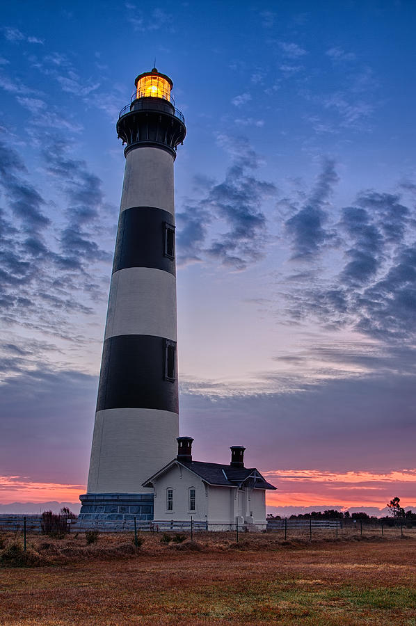 Bodie Lighthouse at First Light Photograph by Dan Carmichael