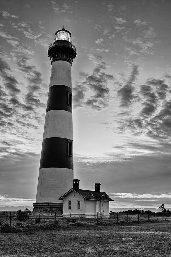 Landscape Photograph - Bodie Lighthouse at First Light II by Dan Carmichael