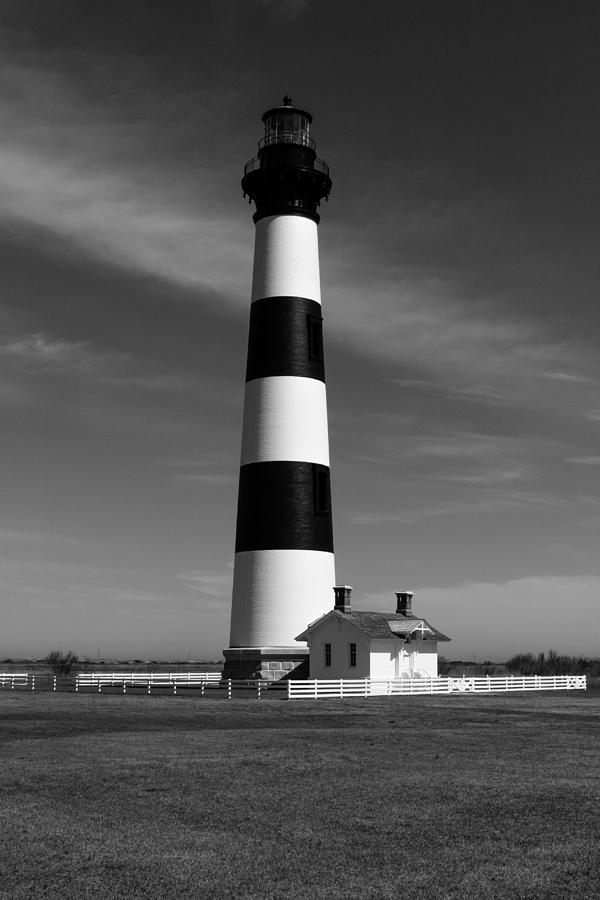Bodie Lighthouse in BW Photograph by Rob Narwid