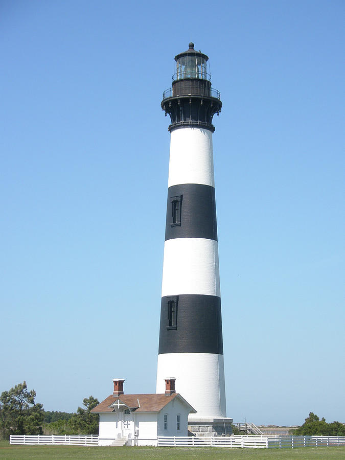 Bodie Lighthouse - Outer Banks NC Photograph by Carol Senske