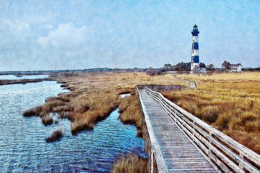Bodie Lighthouse Outer Banks North Carolina II Photograph by Dan Carmichael