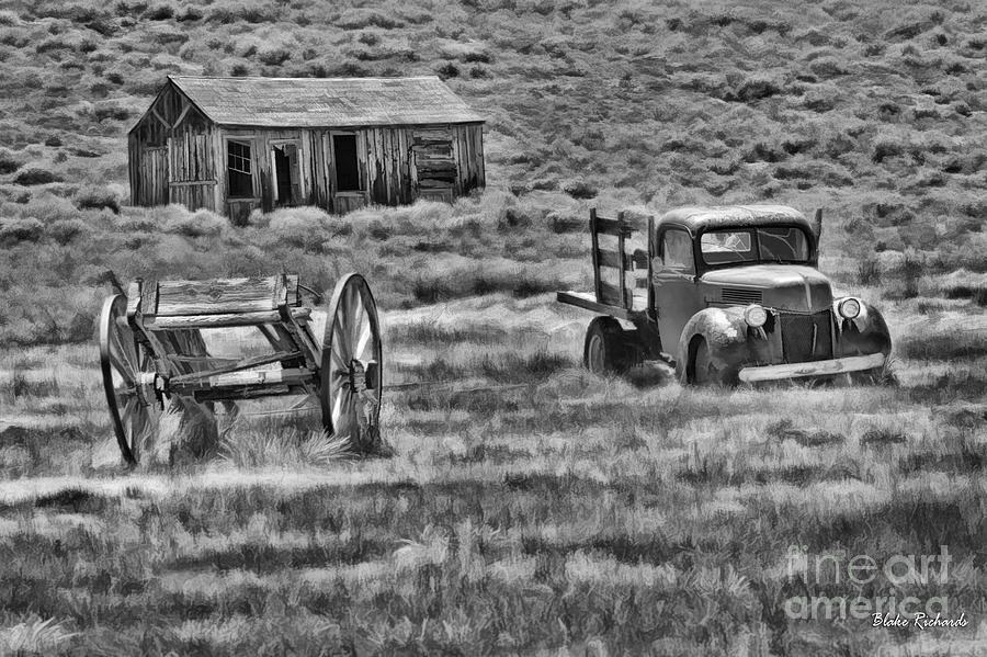 Bodie Old Times Photograph by Blake Richards