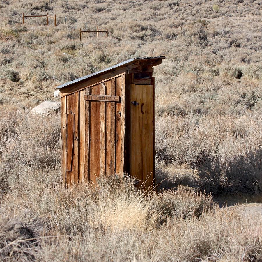 Bodie Outhouse Photograph by Art Block Collections