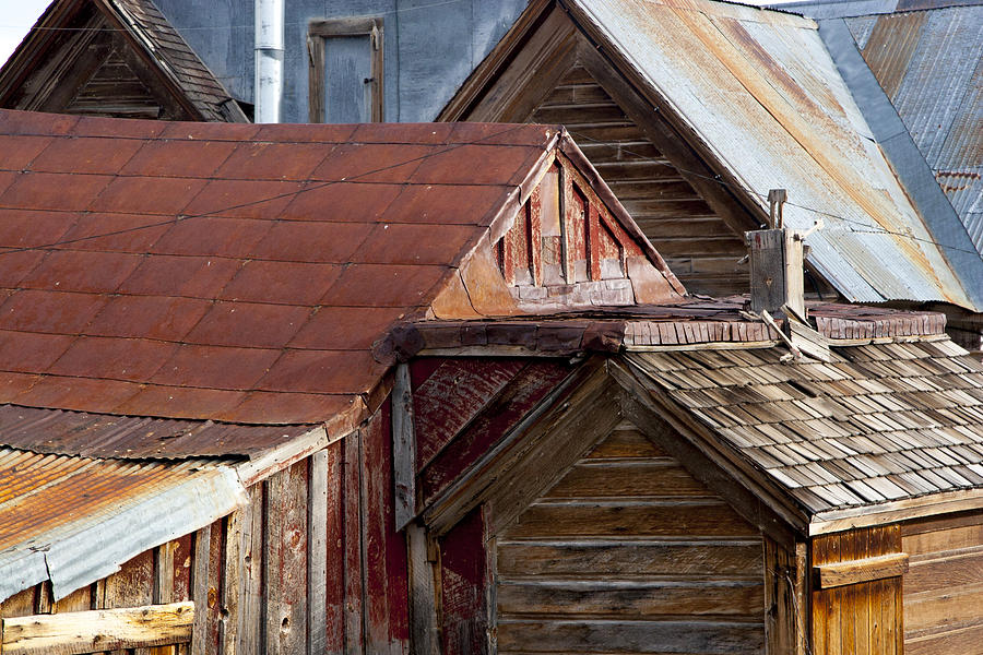 Bodie Rooflines Photograph by Jim Snyder