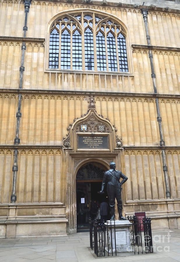 Bodleian Library Entrance Oxford Photograph by Tom Wurl