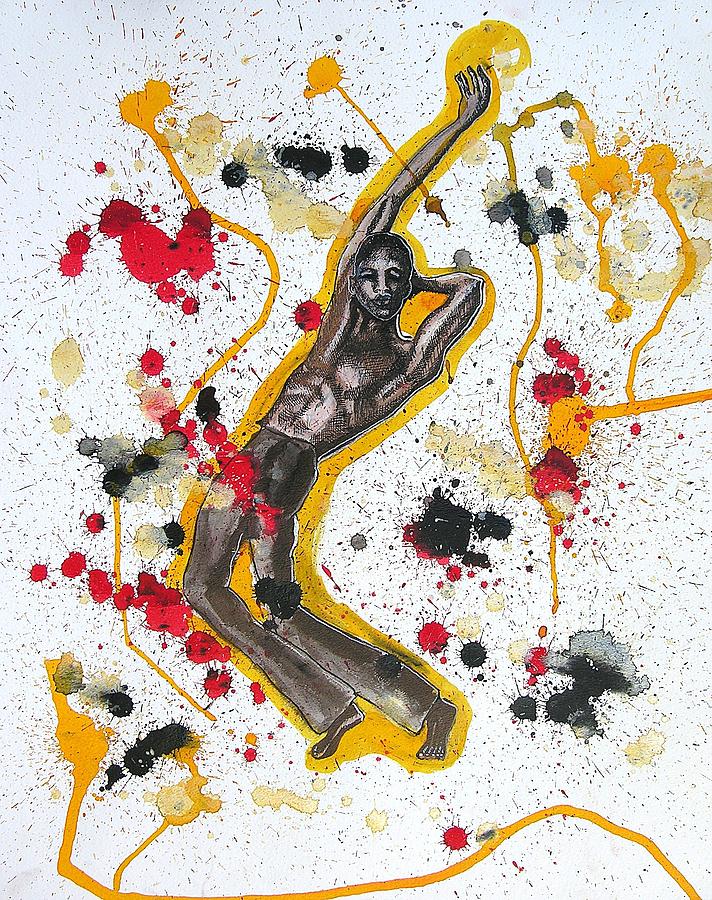 Abstract Painting - Body in Motion2 by Lamario chez Jackson