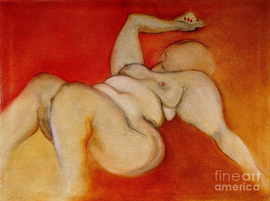 Nude Painting - Body of a Woman by Carolyn Weltman