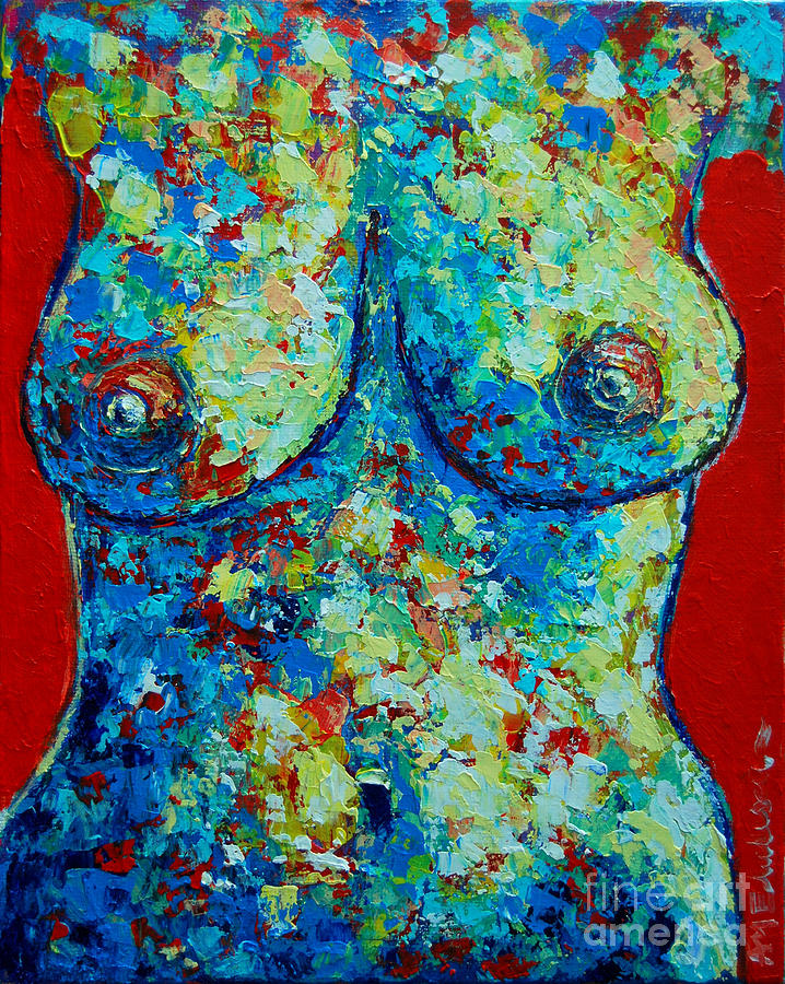 Nude Painting - Bodyscape by Ana Maria Edulescu