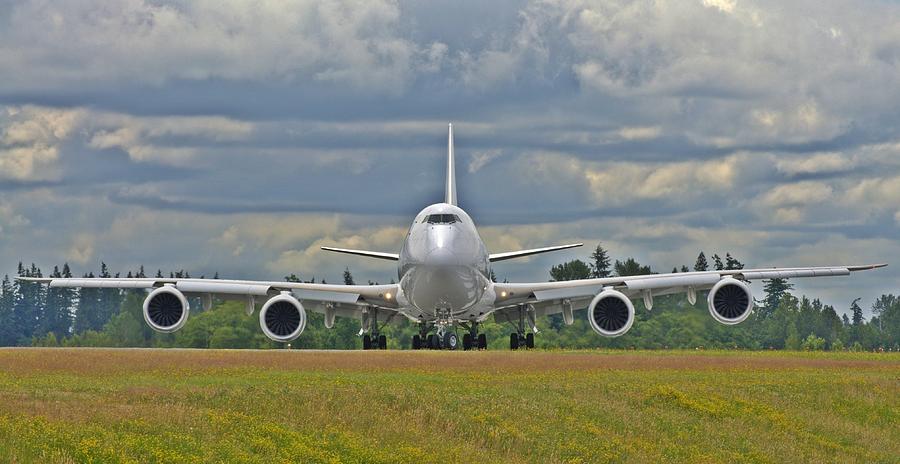 Boeing 747-800 Photograph by Jeff Cook