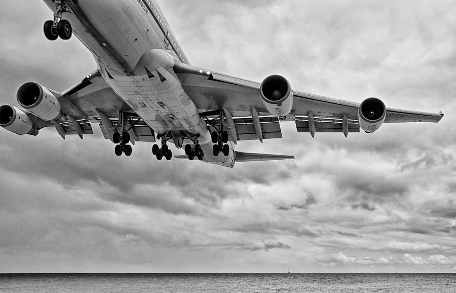 Boeing 747 landing Photograph by Jiri Vatka - Pixels