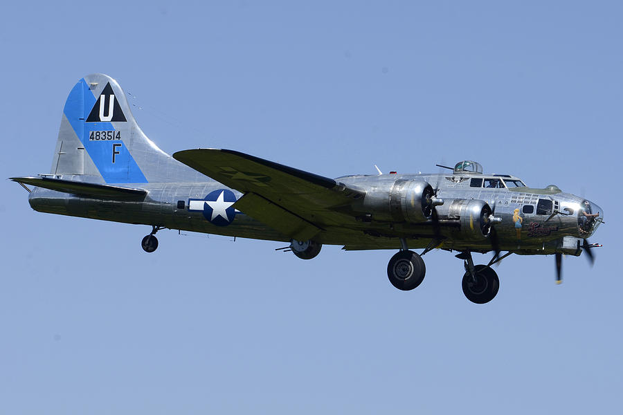 Boeing B-17G Flying Fortress Sentimental Journey N9323Z Falcon Field April 28 2013 Photograph by Brian Lockett