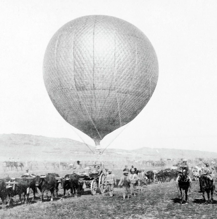 Boer War, Balloon Corps, 1900 Photograph by Science Source