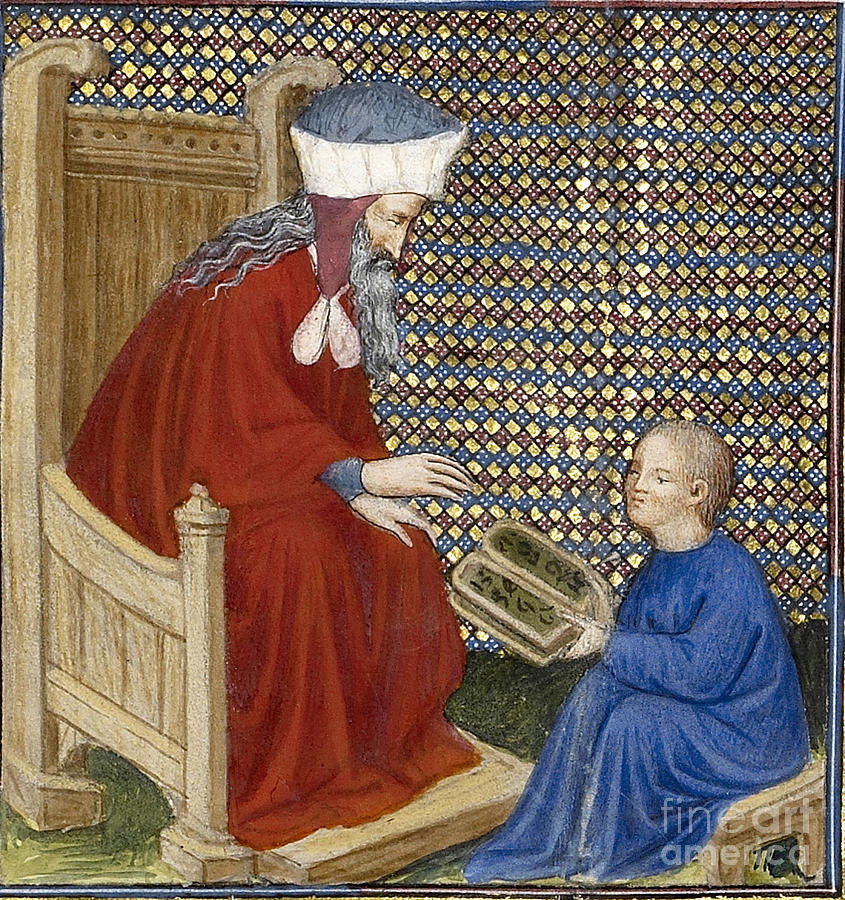 Boethius Instructs Boy In Arithmetic Photograph by Getty Research Institute