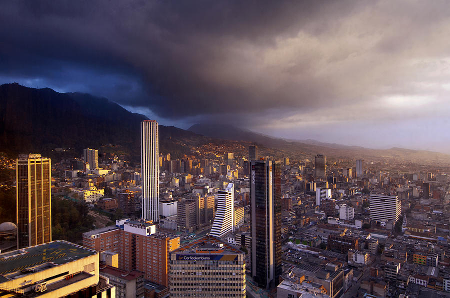 Bogota at Sunset Photograph by John Coletti