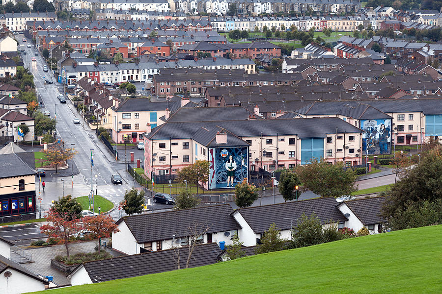 Architecture Photograph - Bogside Neighborhood, Derry, Northern by Andrea Ricordi, Italy