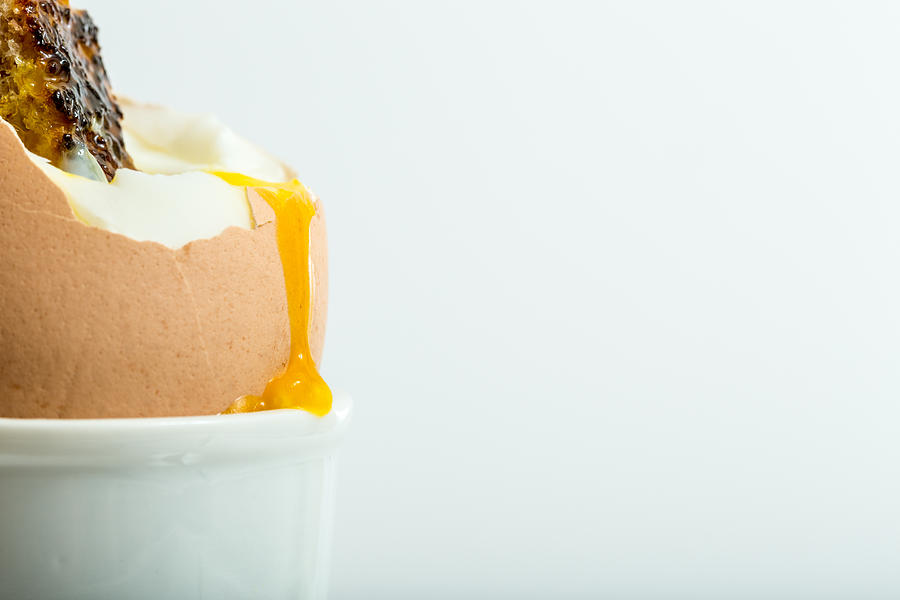 Egg Photograph - Boiled Egg With Toast. by Gary Gillette Egg Photograph - Boiled Egg With Toast. by Gary Gillette