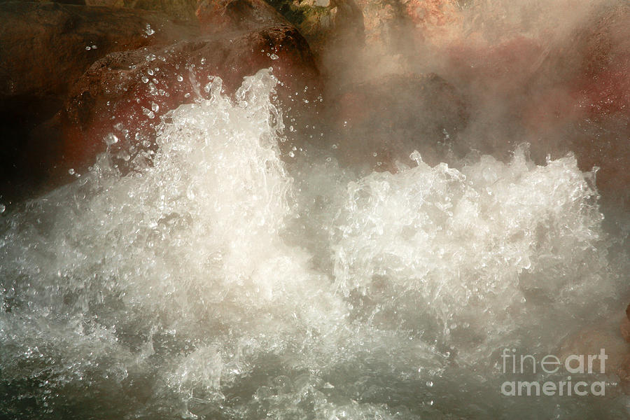 Nature Photograph - Boiling hot spring by Gaspar Avila