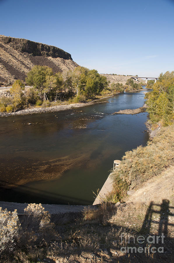 238P Boise River near Diversion Dam Photograph by NightVisions