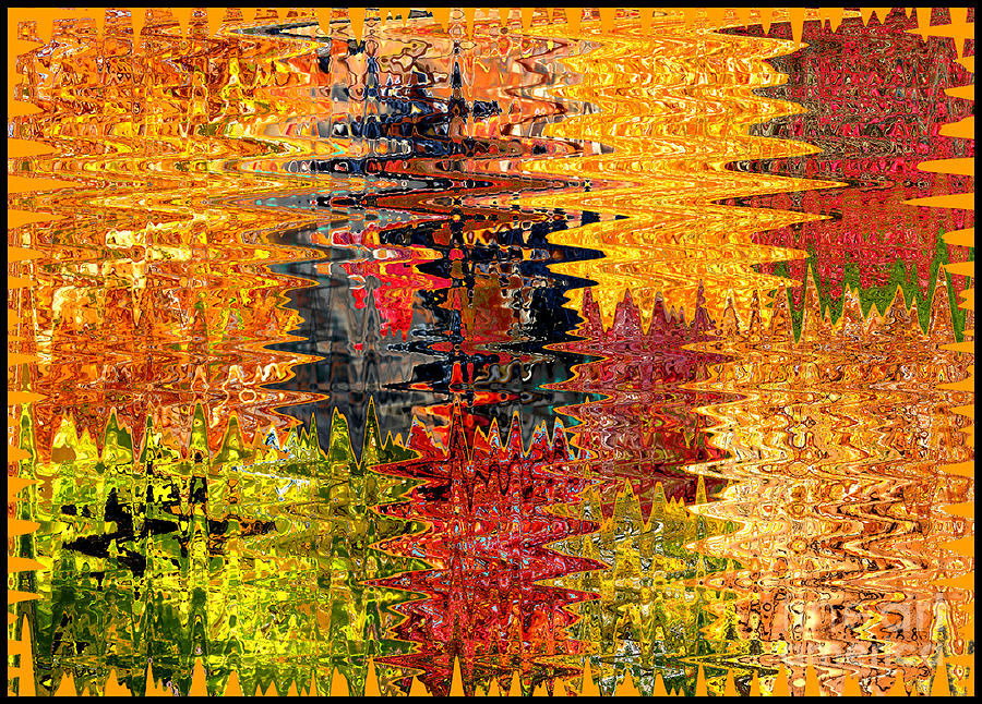 Bold Autumn Colors Abstract Photograph by Carol Groenen