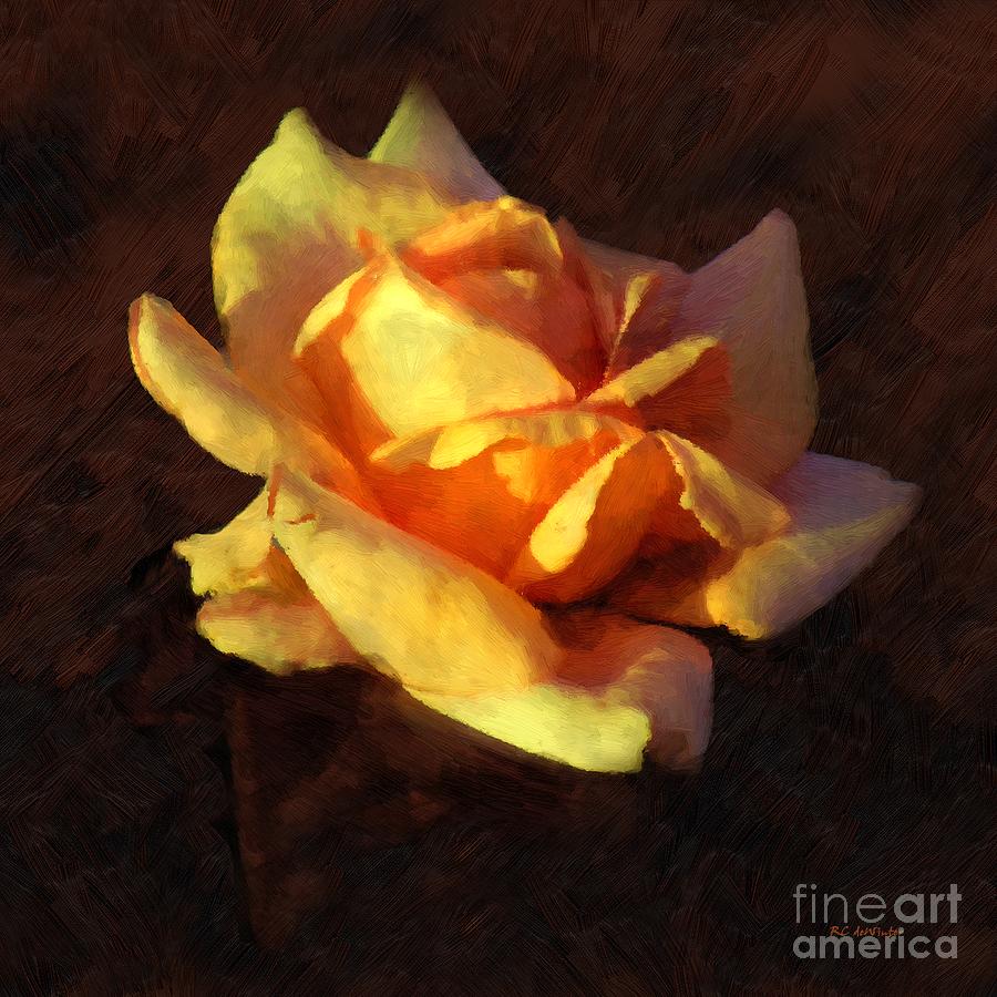 Bold Glow Painting by RC DeWinter