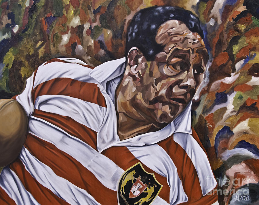 Billy Boston Painting by James Lavott