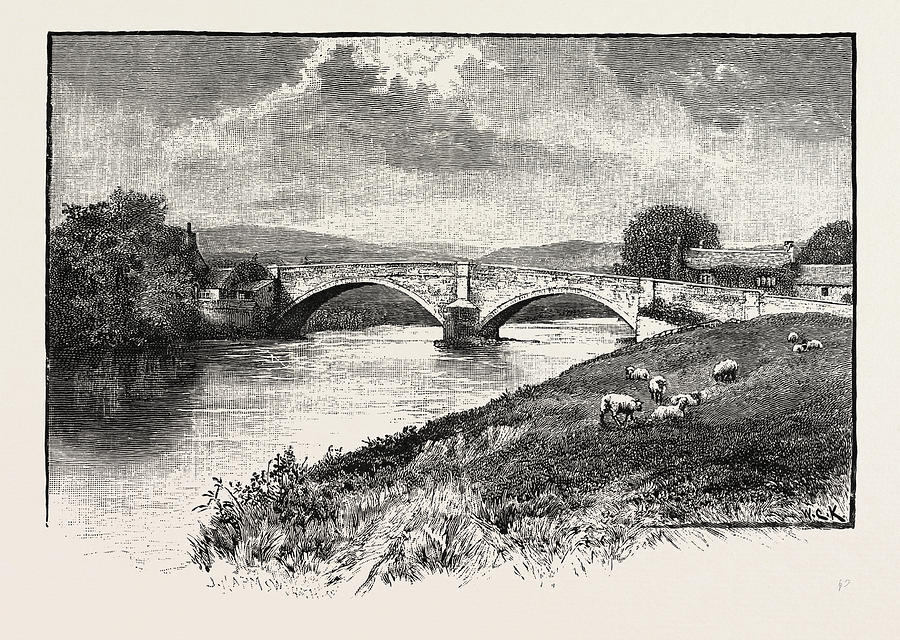 Bolton Bridge, Uk Drawing by English School - Fine Art America