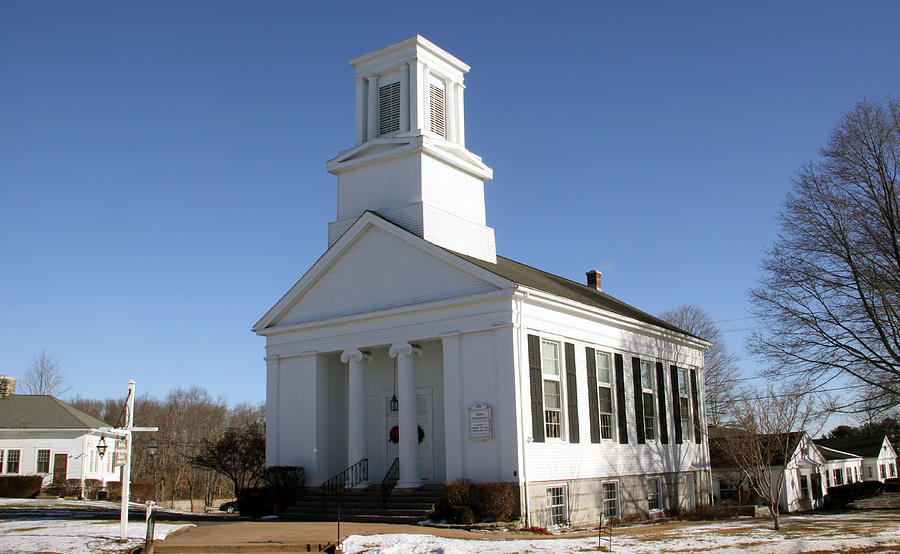 Bolton Congregational Church Photograph by Gerald Mitchell - Fine Art ...