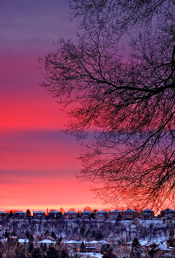 Bolton Sunset Photograph by Steve Harrington