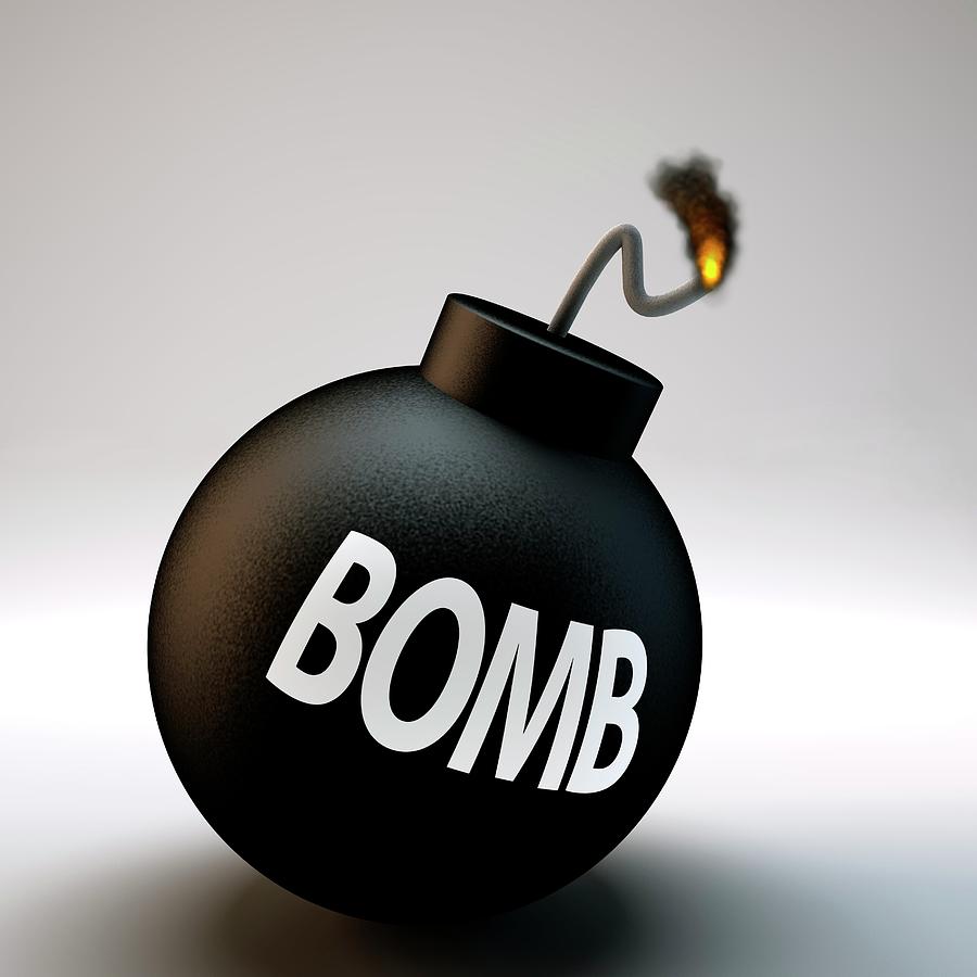 Bomb Photograph by Paul Wootton/science Photo Library
