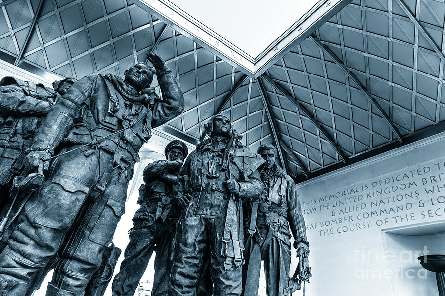 Bomber Command Memorial in Green Park London. Photograph by Peter Noyce