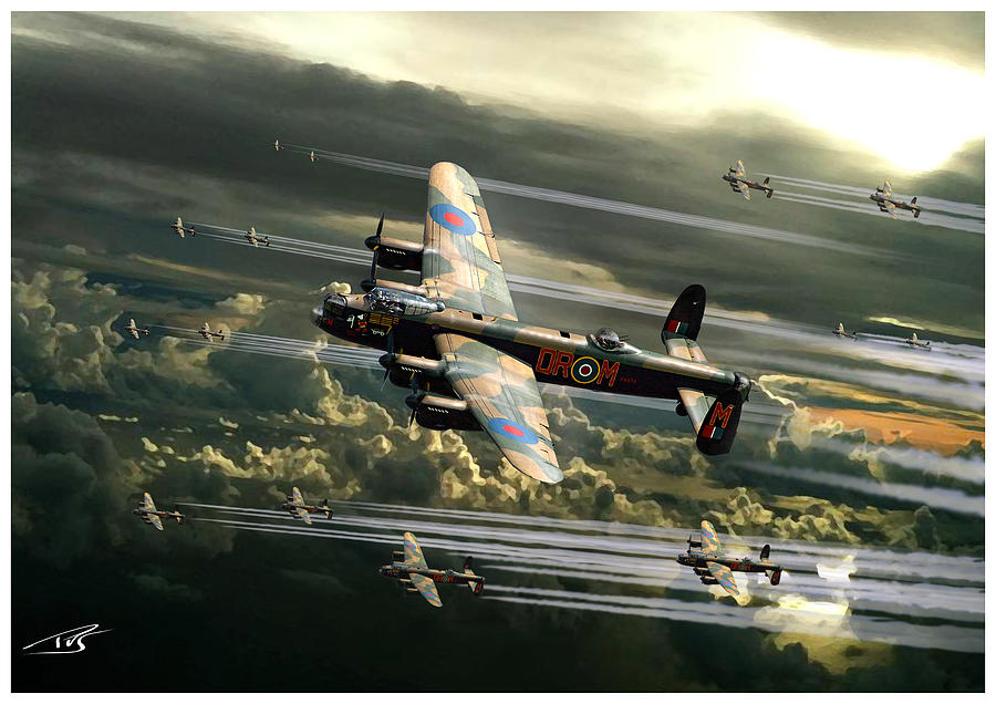 Bomber Stream Digital Art by Peter Van Stigt
