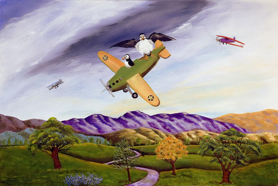 Bombs Away Painting by Susan Culver