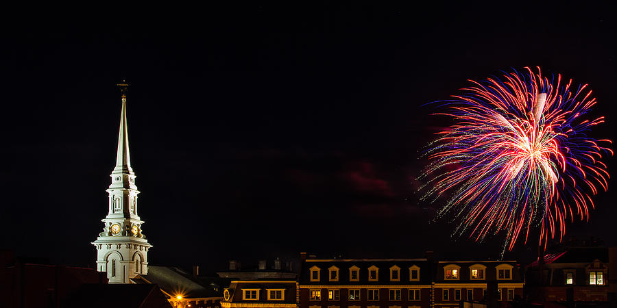 Bombs Bursting In Air Portsmouth NH Photograph by Jeff Sinon