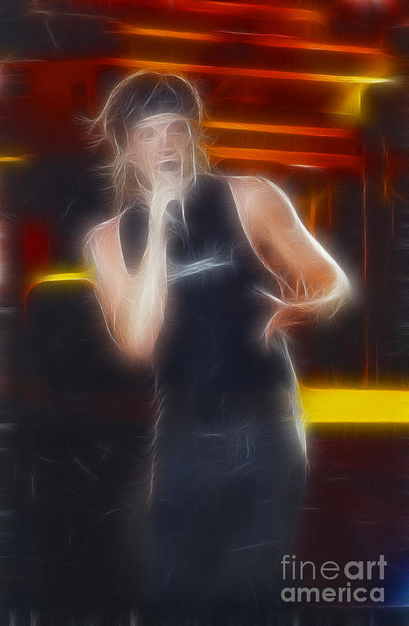 Abstract Photograph - Bon Jovi-Jon-GC17-Fractal by Gary Gingrich Galleries